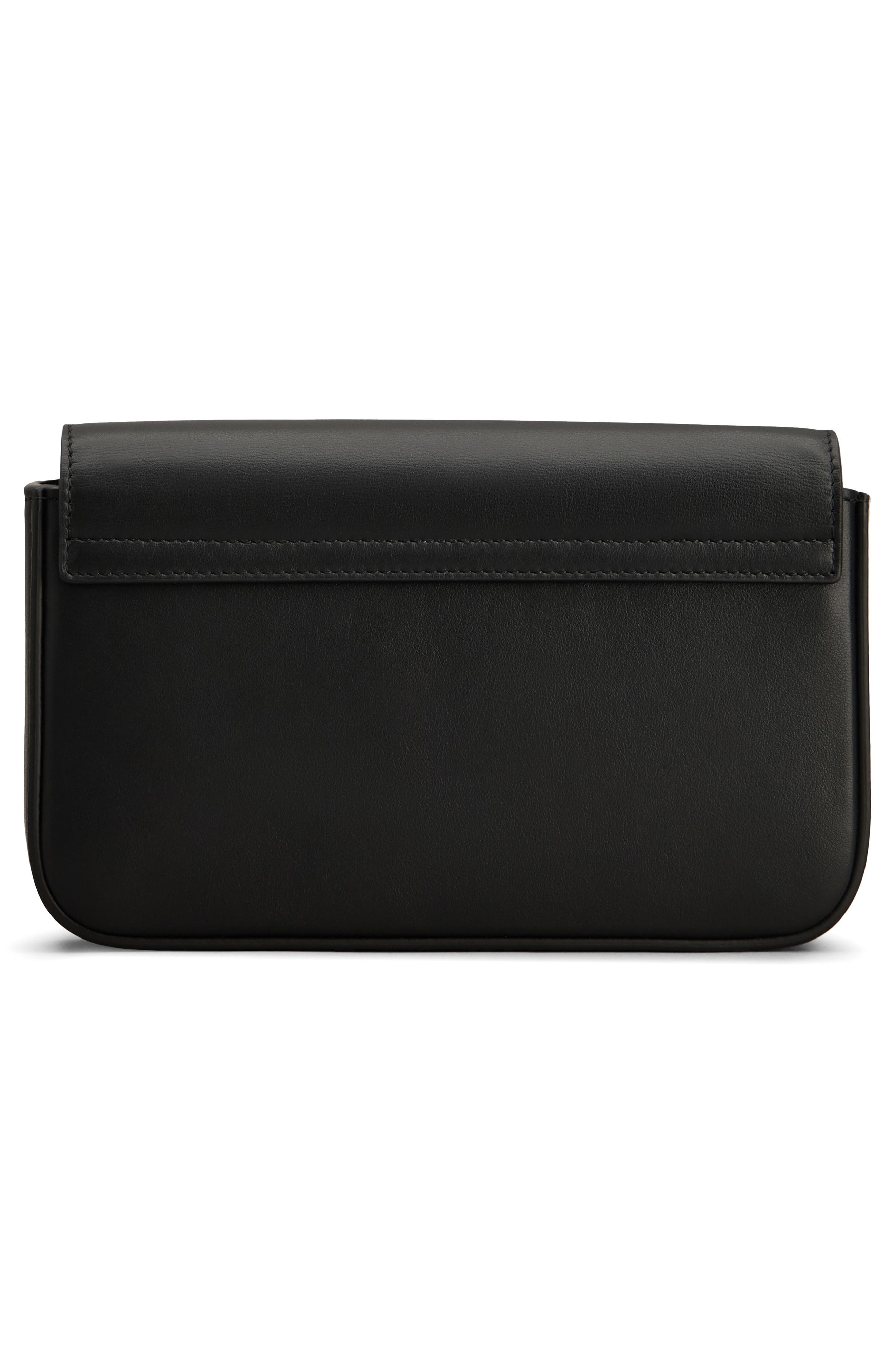 Tod's Mini Leather Flap Bag in Nero at Nordstrom - 2