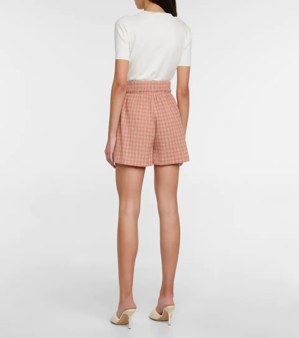 Thor gingham cotton-blend shorts - 3