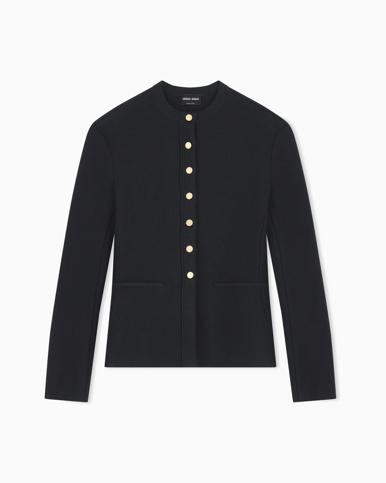 BLAZER JACKETS SLIM CREW NECK IN VIRGIN WOOL CASHMERE - 1