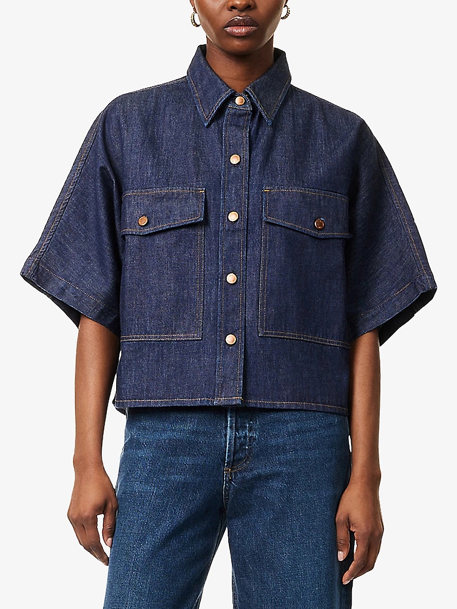Taron Relaxed-Fit Denim Shirt - 3