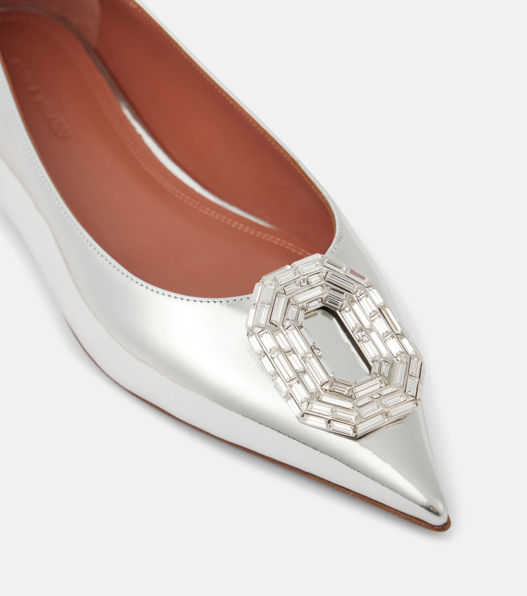 Camelia embellished leather ballet flats - 5