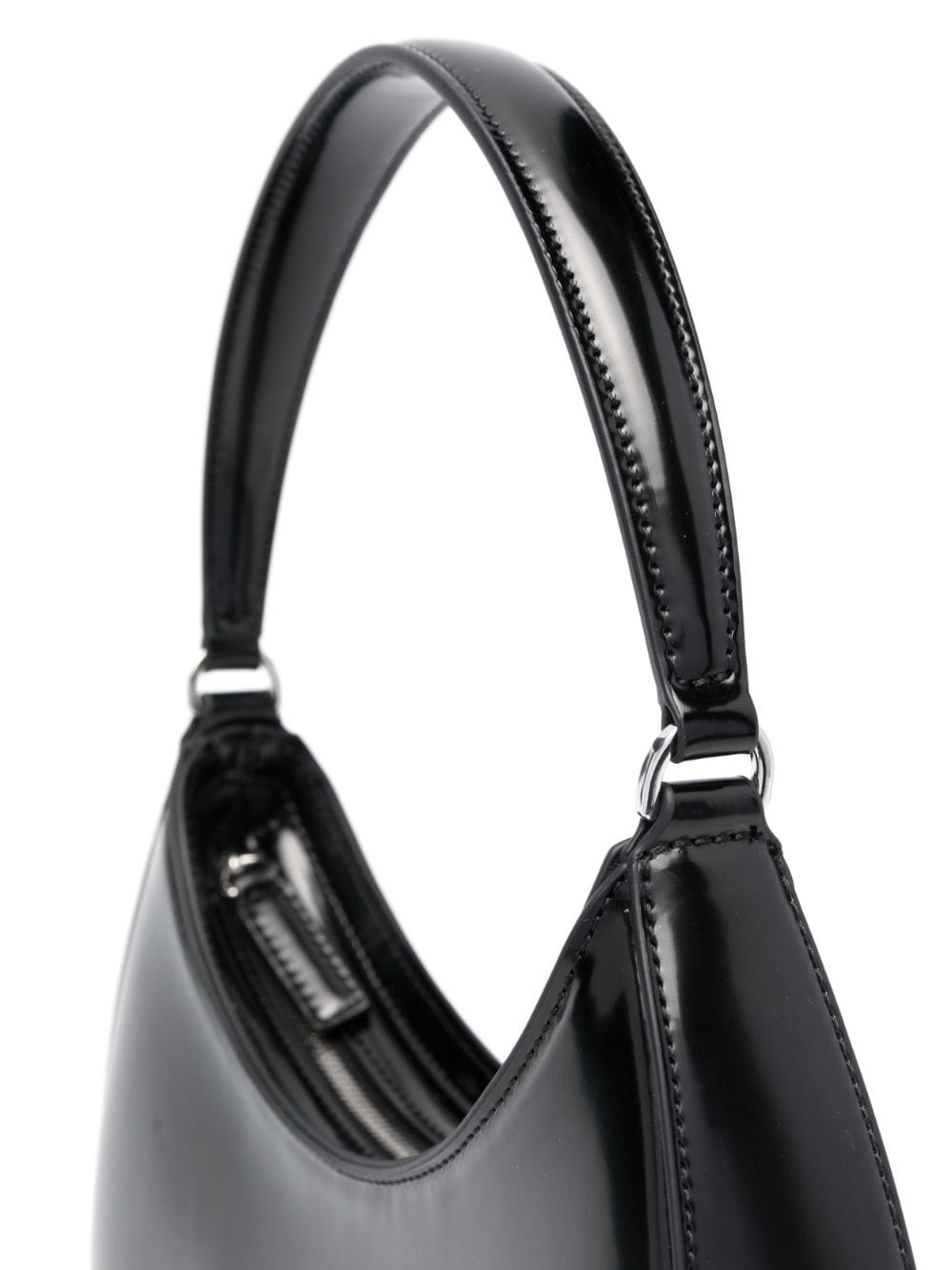 logo-debossed faux-leather hobo bag - 4
