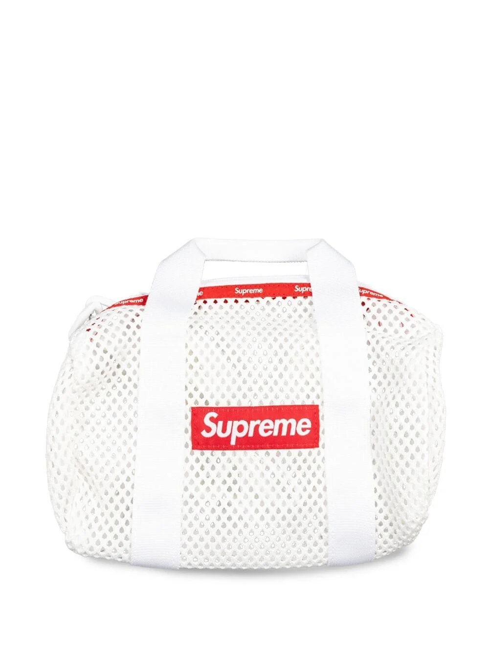 logo-patch mini mesh duffle bag - 1