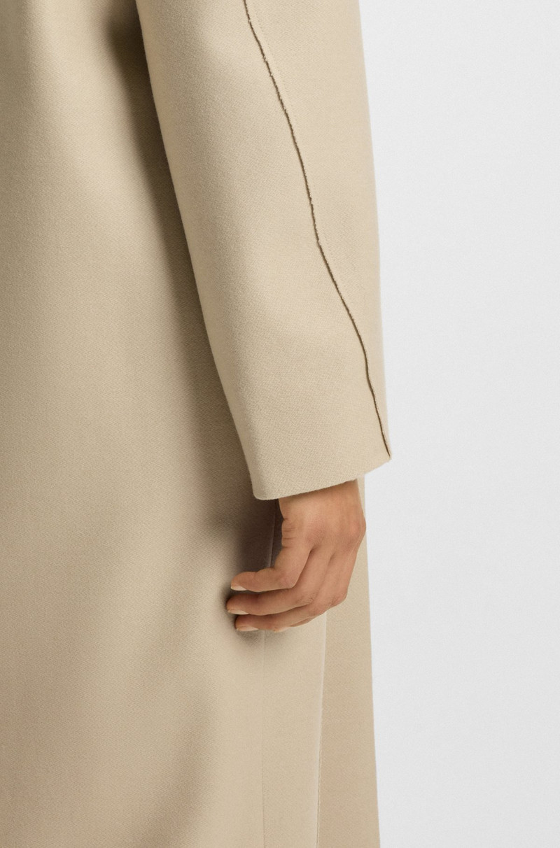 DOUBLE-BREASTED COAT IN VIRGIN WOOL AND CASHMERE 6