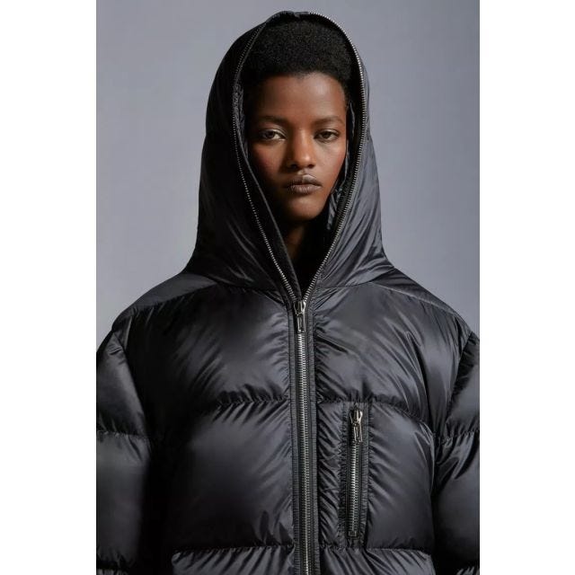 RICK OWENS MONCLER モンクレール Gimp コットンフーディー Rick Owens x Moncler Genius Padded Gimp Jacket in Black Rick