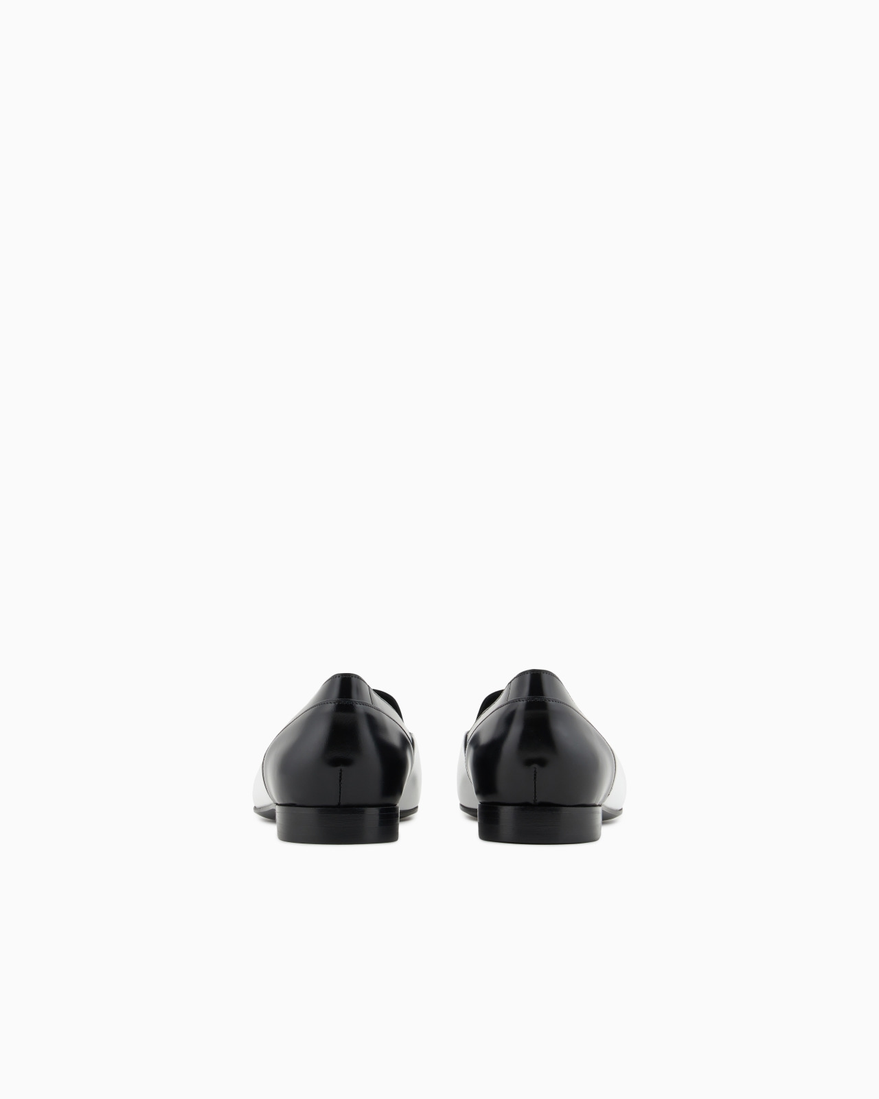 TWO-TONE BRUSHED LEATHER SLIP-ONS - 4