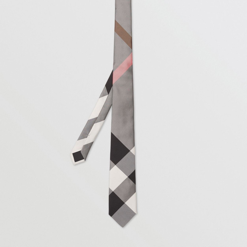 Classic Cut Check Silk Tie 5