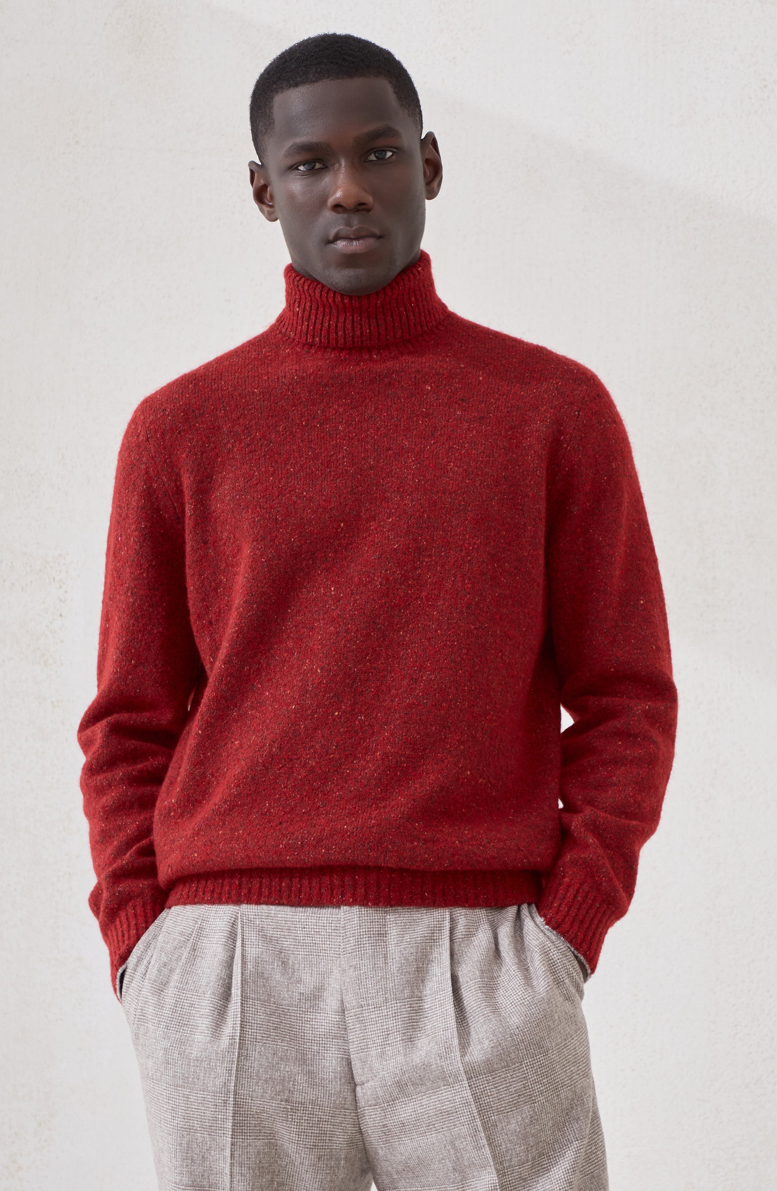 Brunello Cucinelli Knop sweater in Purple-Red at Nordstrom - 2