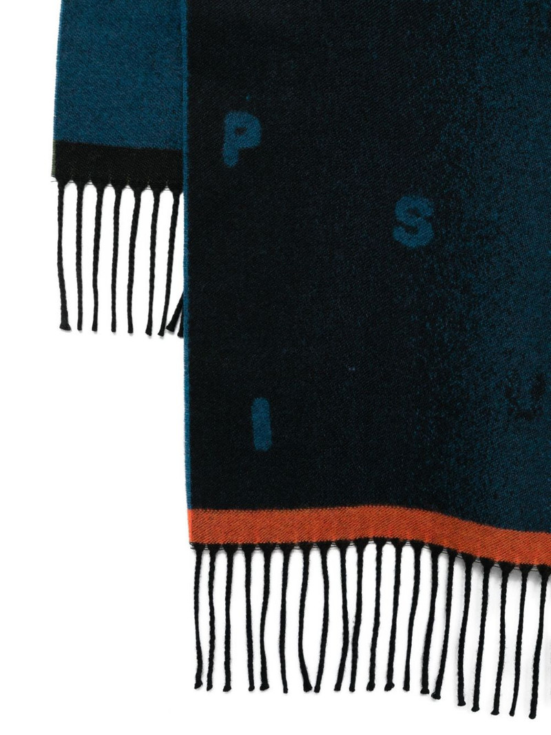 Paul Smith logo-jacquard scarf outlook