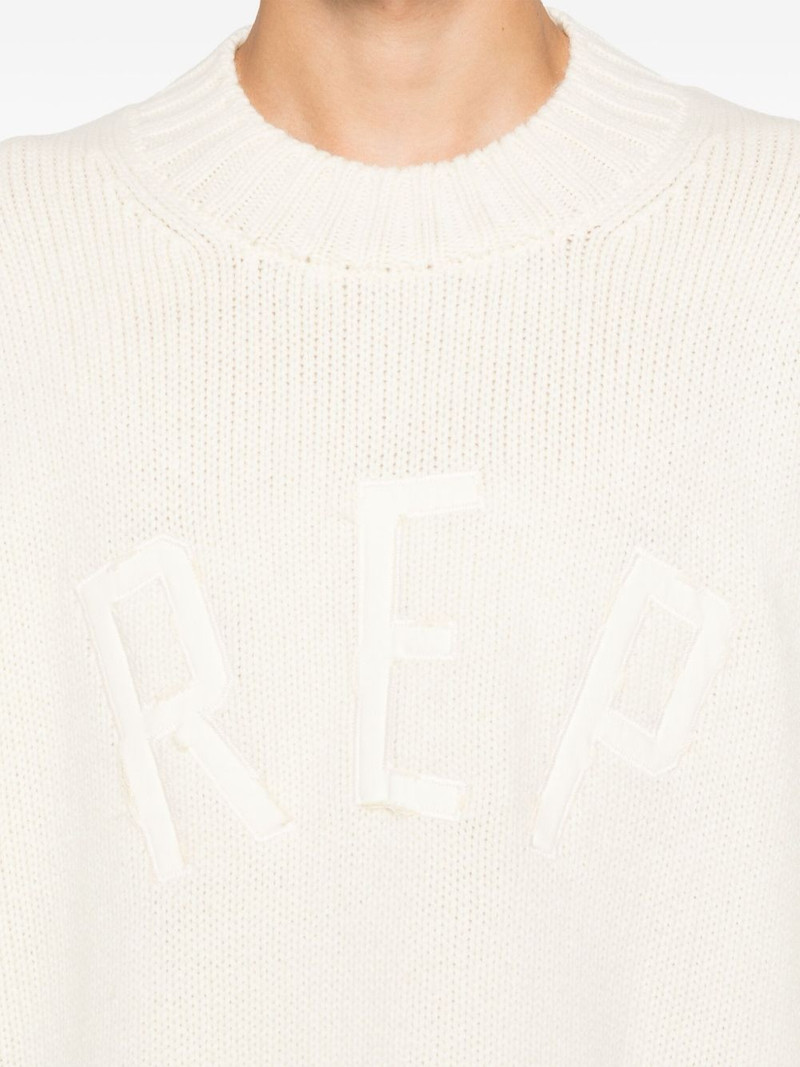 logo-lettering sweater 5