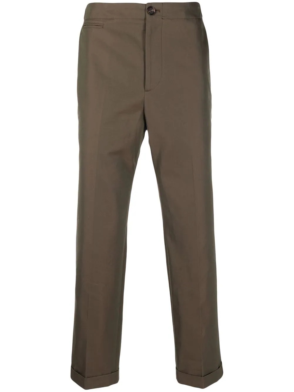 logo-strap tailored trousers - 1