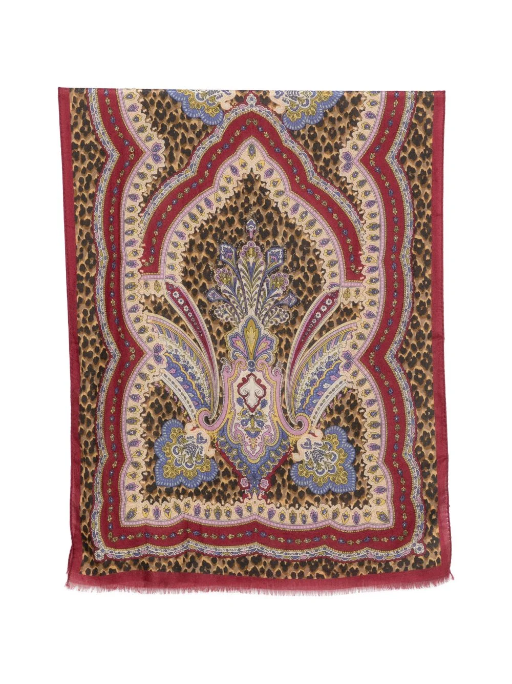 Paisley-print scarf - 1