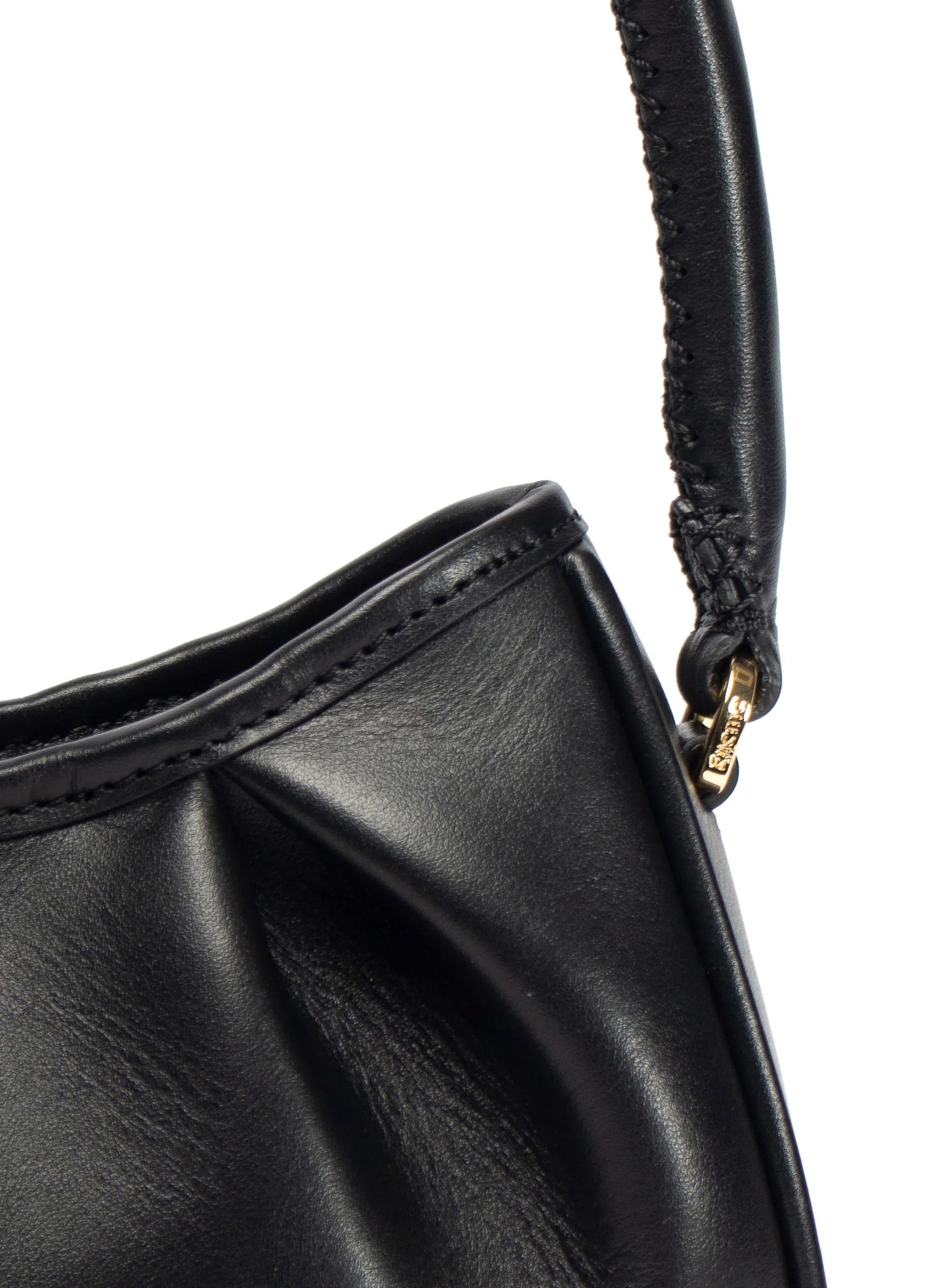 Small Dimple Leather Black - 4