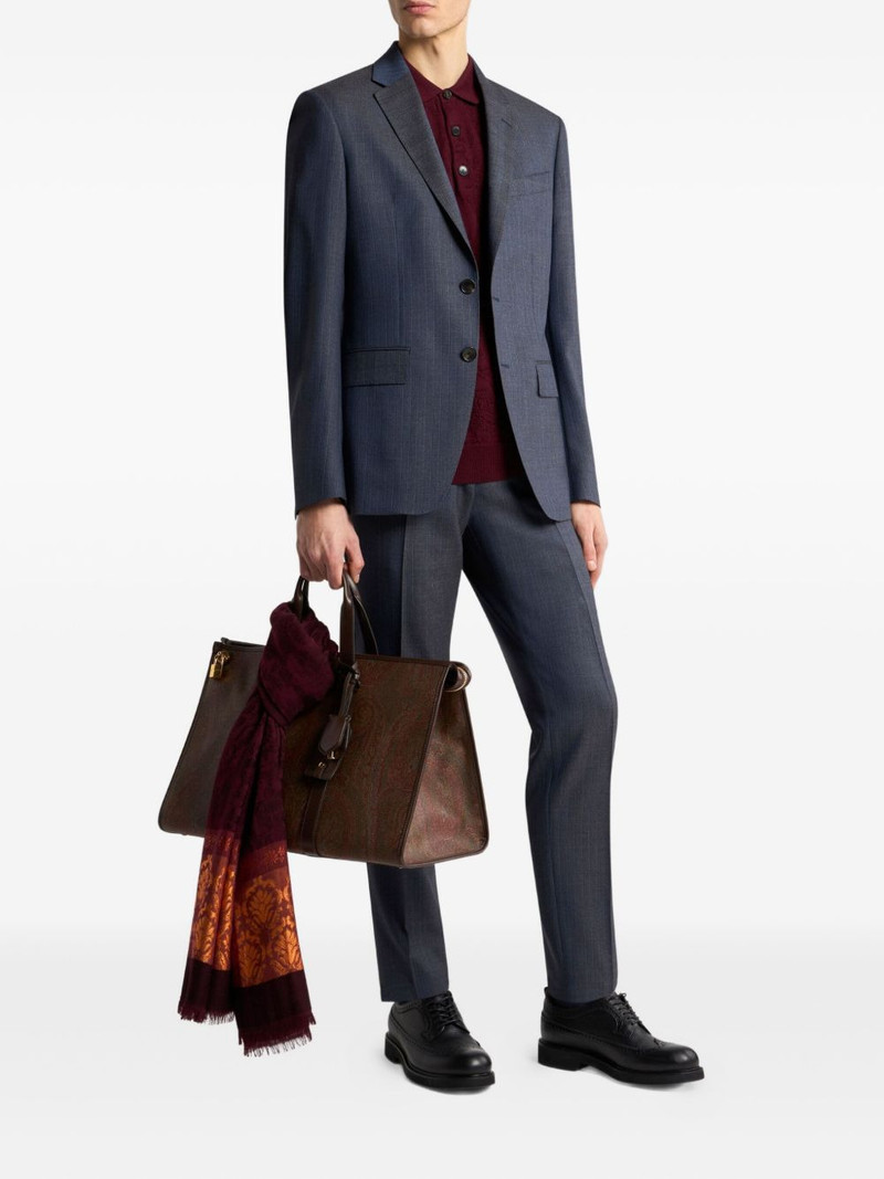 Etro pinstripe suit outlook