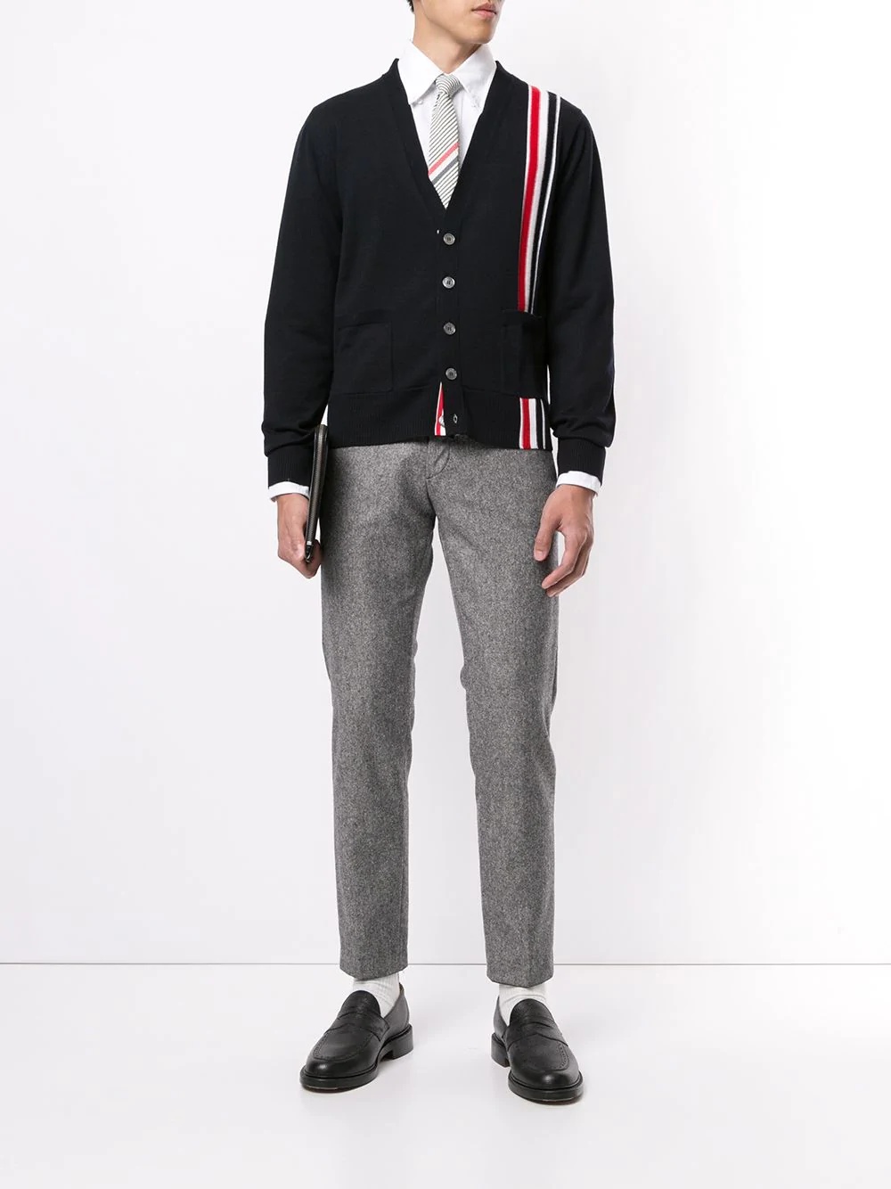 RWB stripe cardigan - 2