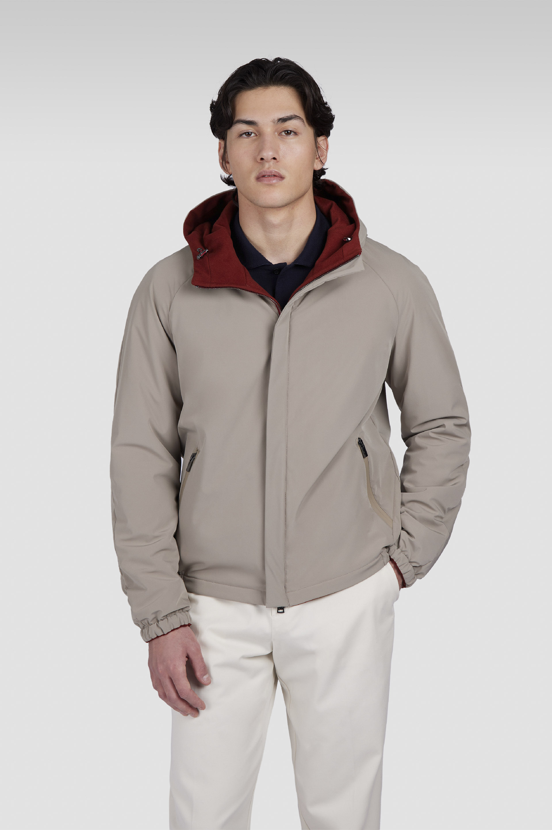 REVERSIBLE JACKET IN CASHMERE AND TYPHOON® - 7
