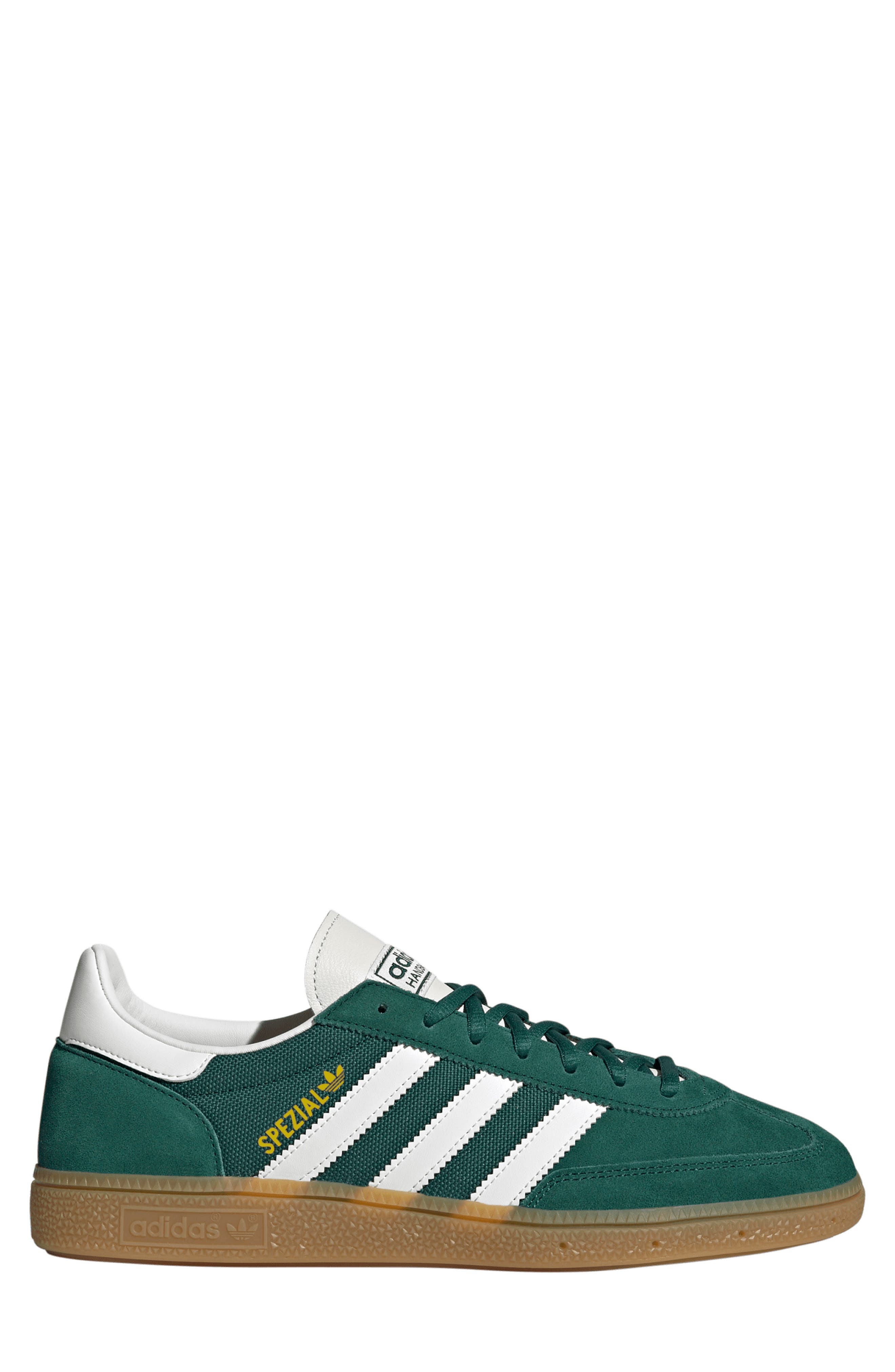 adidas Gender Inclusive Handball Spezial Sneaker in Green/Cloud White/White at Nordstrom - 3