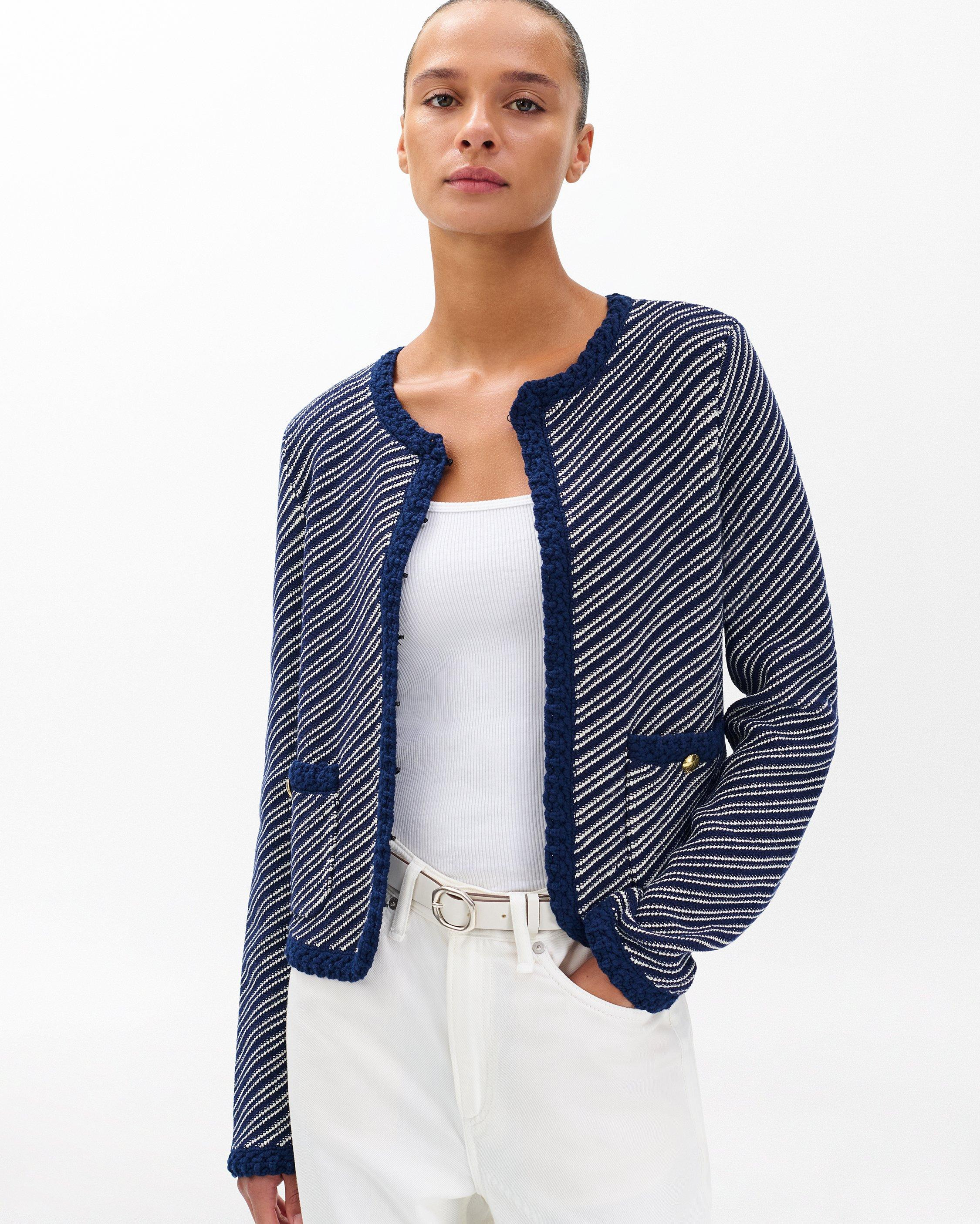 Claire Striped Cardigan - 4