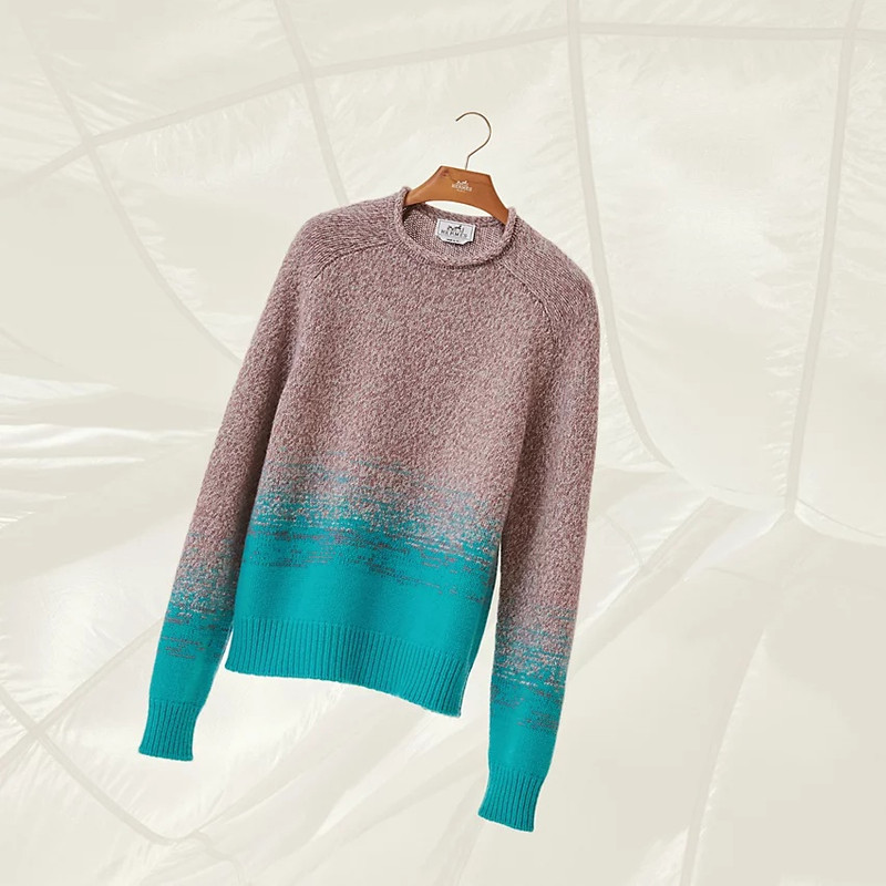 "Mouline ombre" crewneck sweater 4