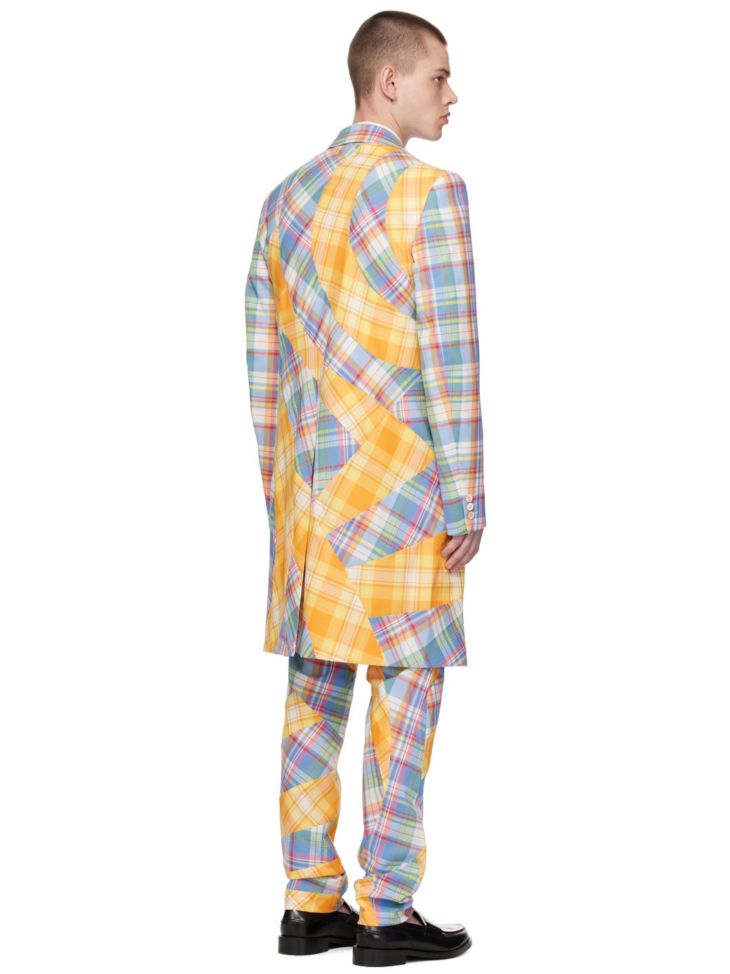 Multicolor Check Coat - 3