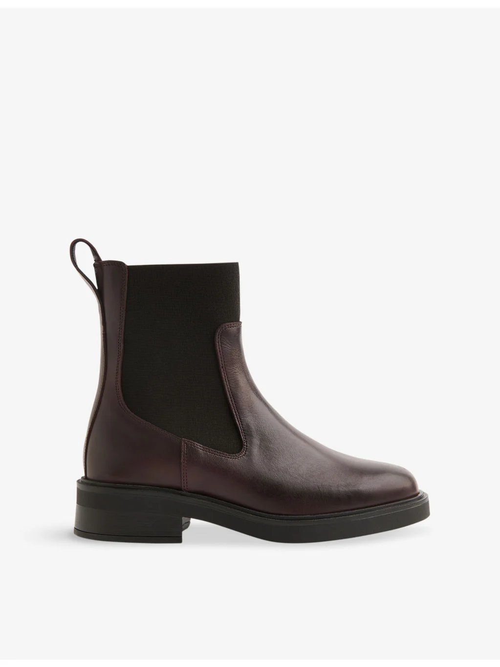 Elasticated Leather Chelsea Boots - 1