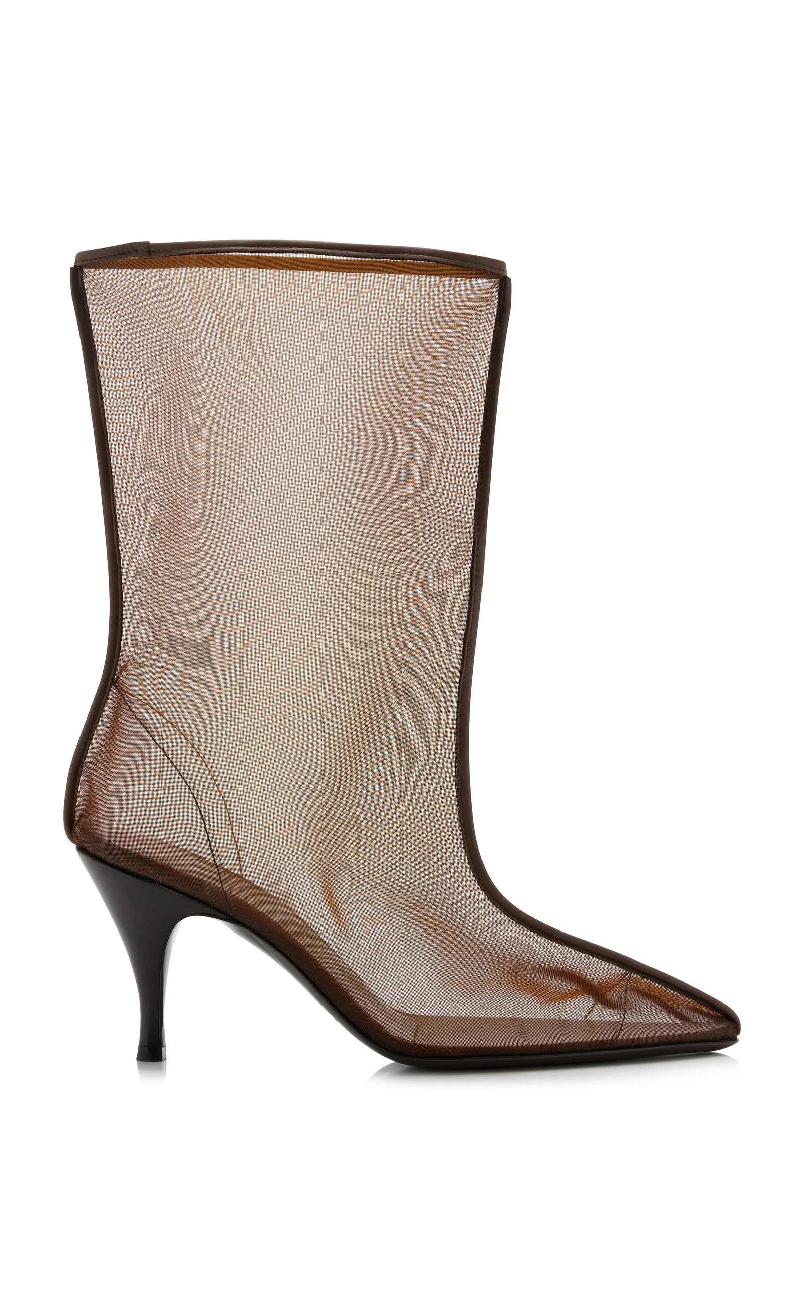 Drawing A Blank Mesh Ankle Boots brown - 1