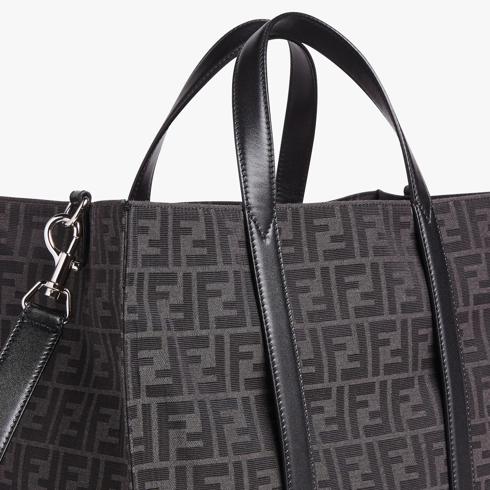 FF jacquard fabric bag - 5