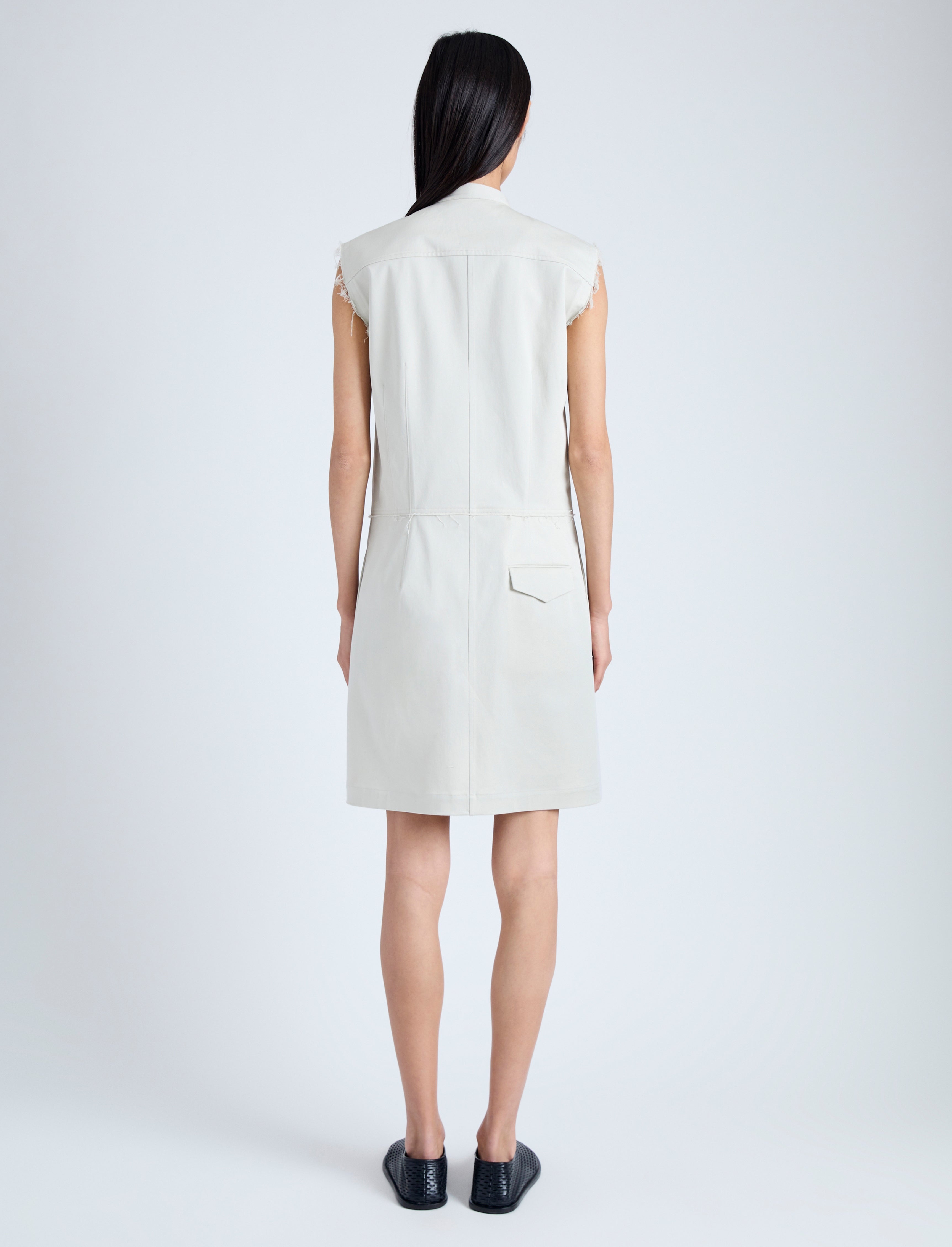 Erica Dress in Organic Cotton Twill - 4