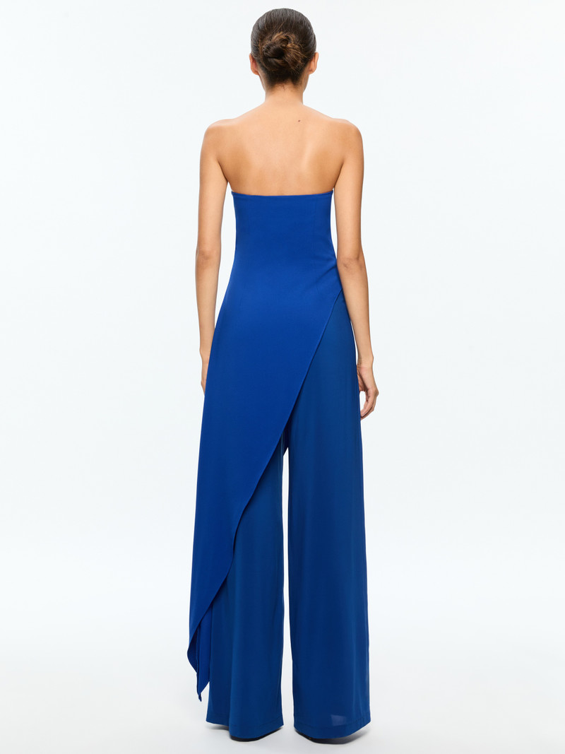 Alice + Olivia ALONDRA STRAPLESS ASYMMYETRIC JUMPSUIT outlook
