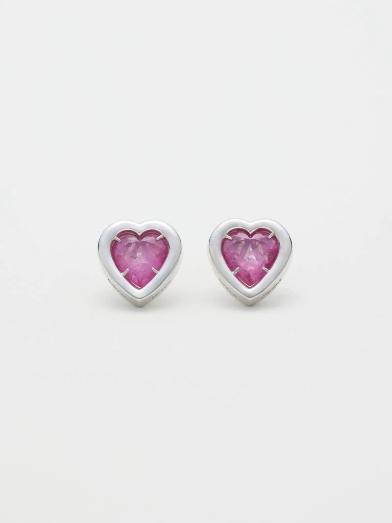 HEART STONE EARRINGS - 1