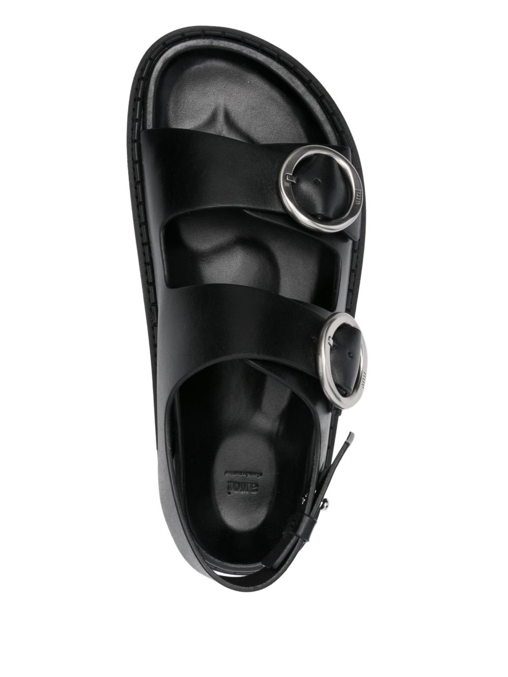 ★AMI PARIS★Tribute Sandals In Smooth Leather★大人気★ TRIBUTE platform sandals in patent leather | Saint Laurent