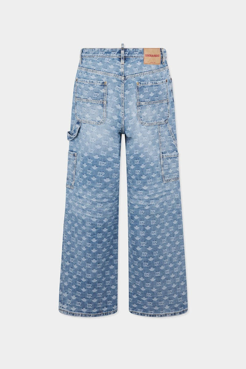 DSQUARED2 LIGHT WASH BAGGY CARPENTER JEANS outlook