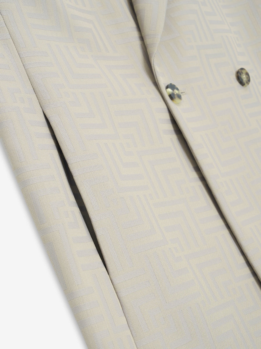 Wool Jacquard California Blazer - 3