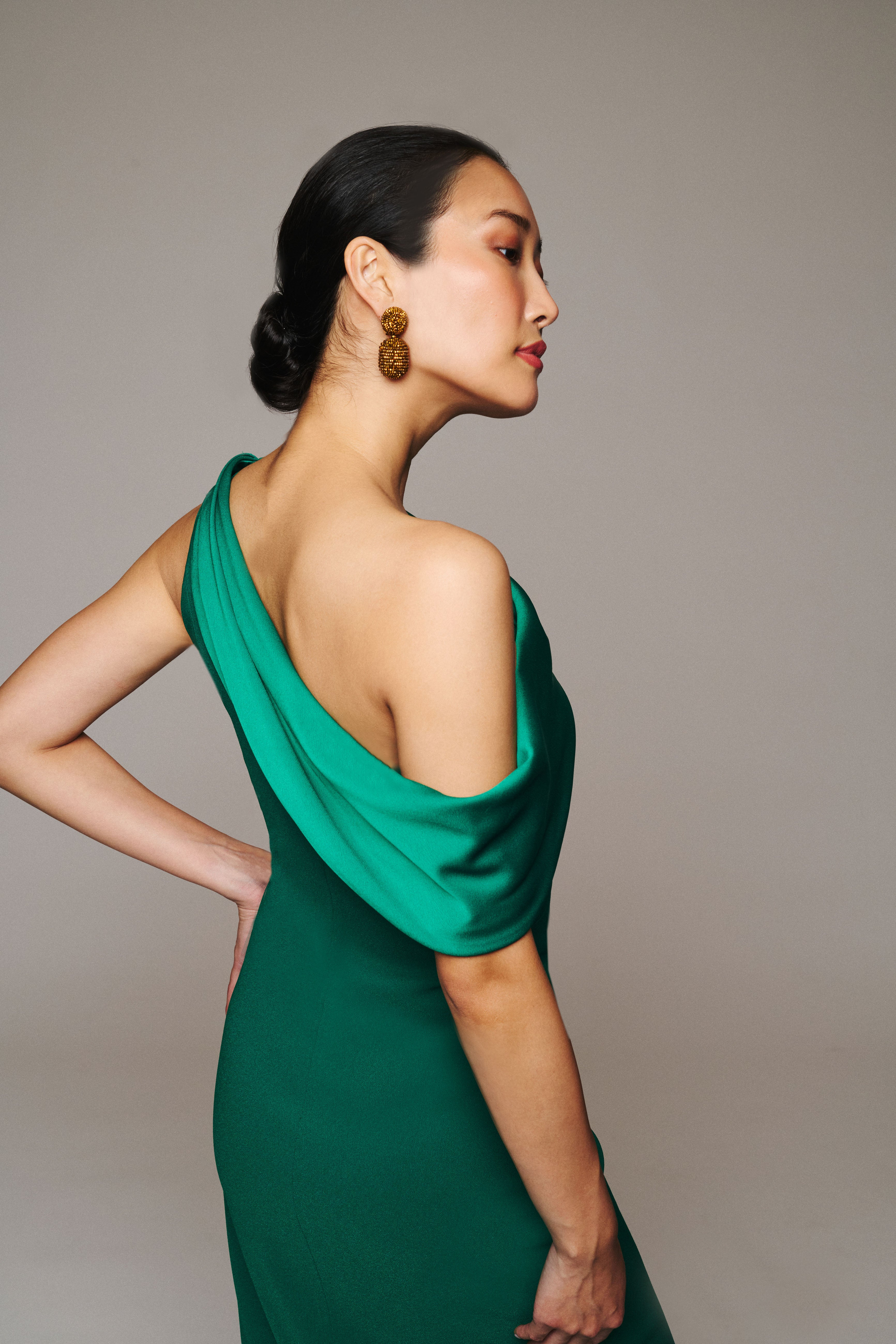 ANGELINA GOWN - EMERALD - 2