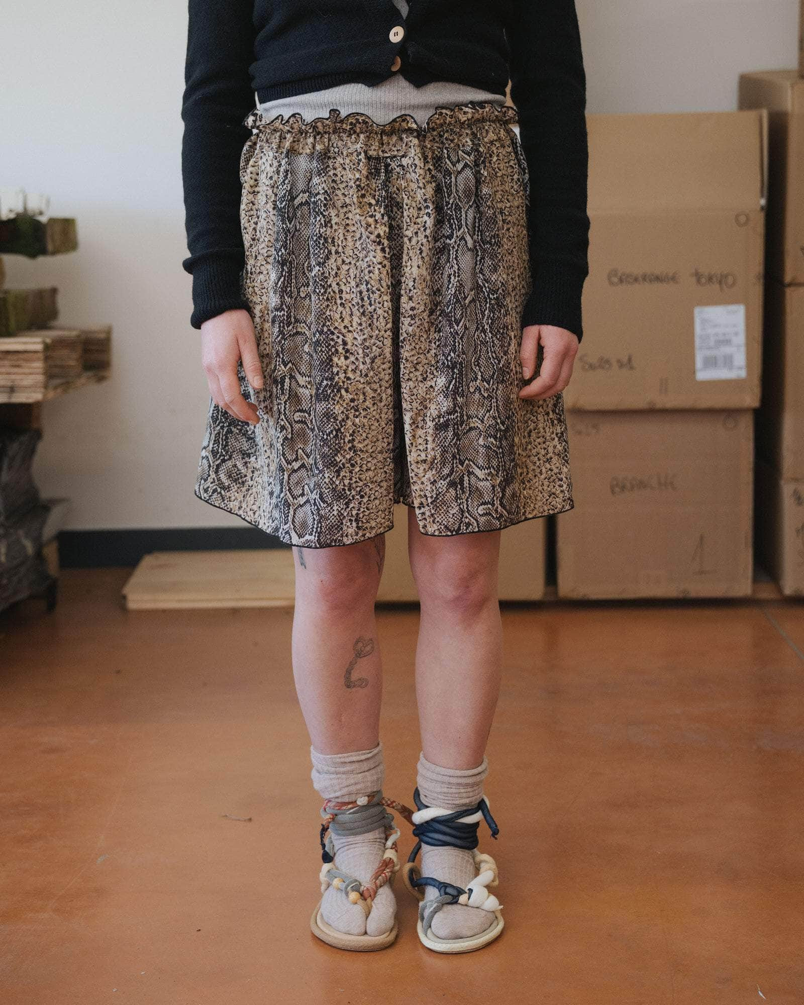 Rema Shorts - Silk Crepe - 3