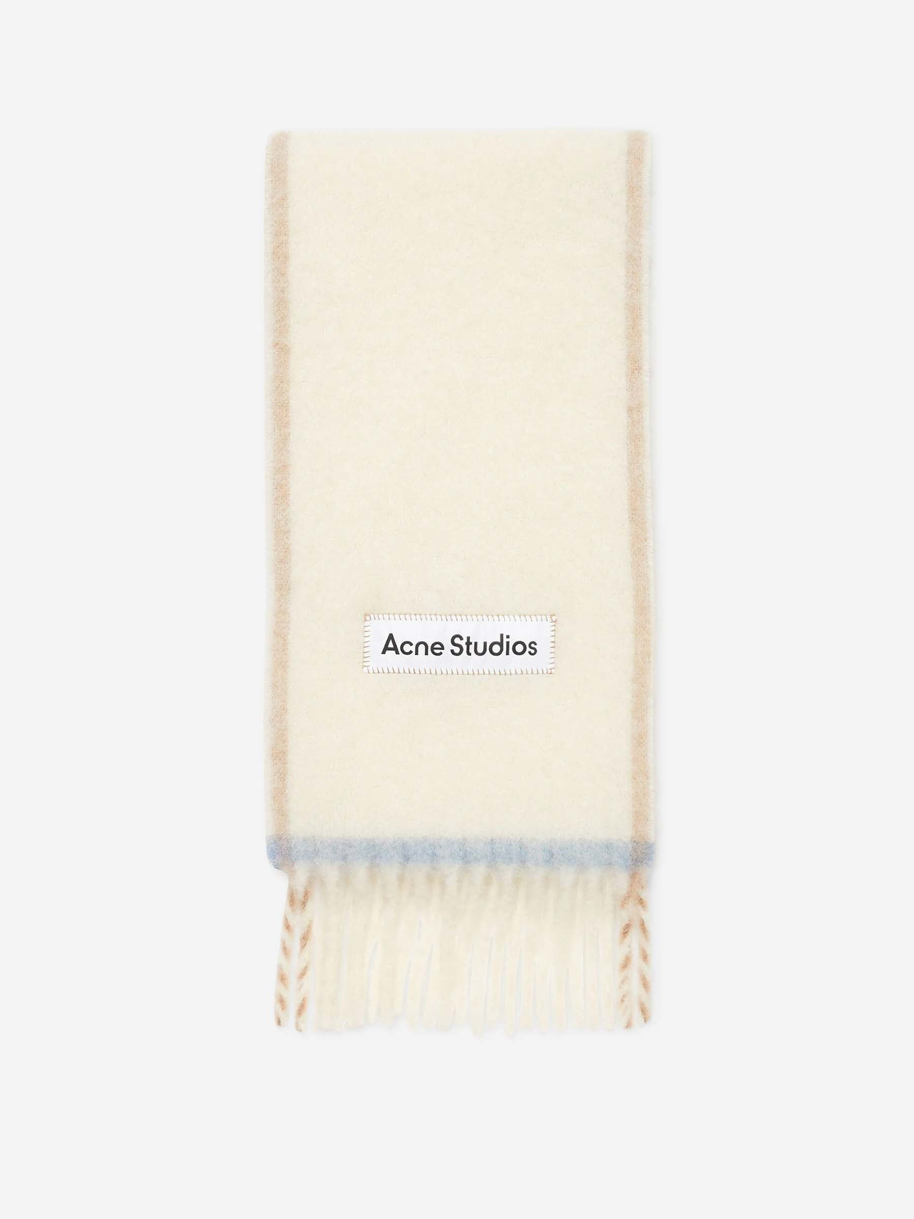 WOOL KNIT SCARF - 1
