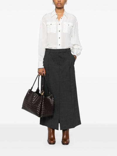 Brunello Cucinelli darted pencil skirt outlook