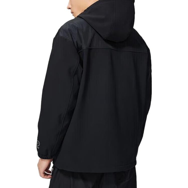 Li-Ning Way Of Wade Logo Waterproof Hooded Jacket 'Black' AFDSB11-1 - 4