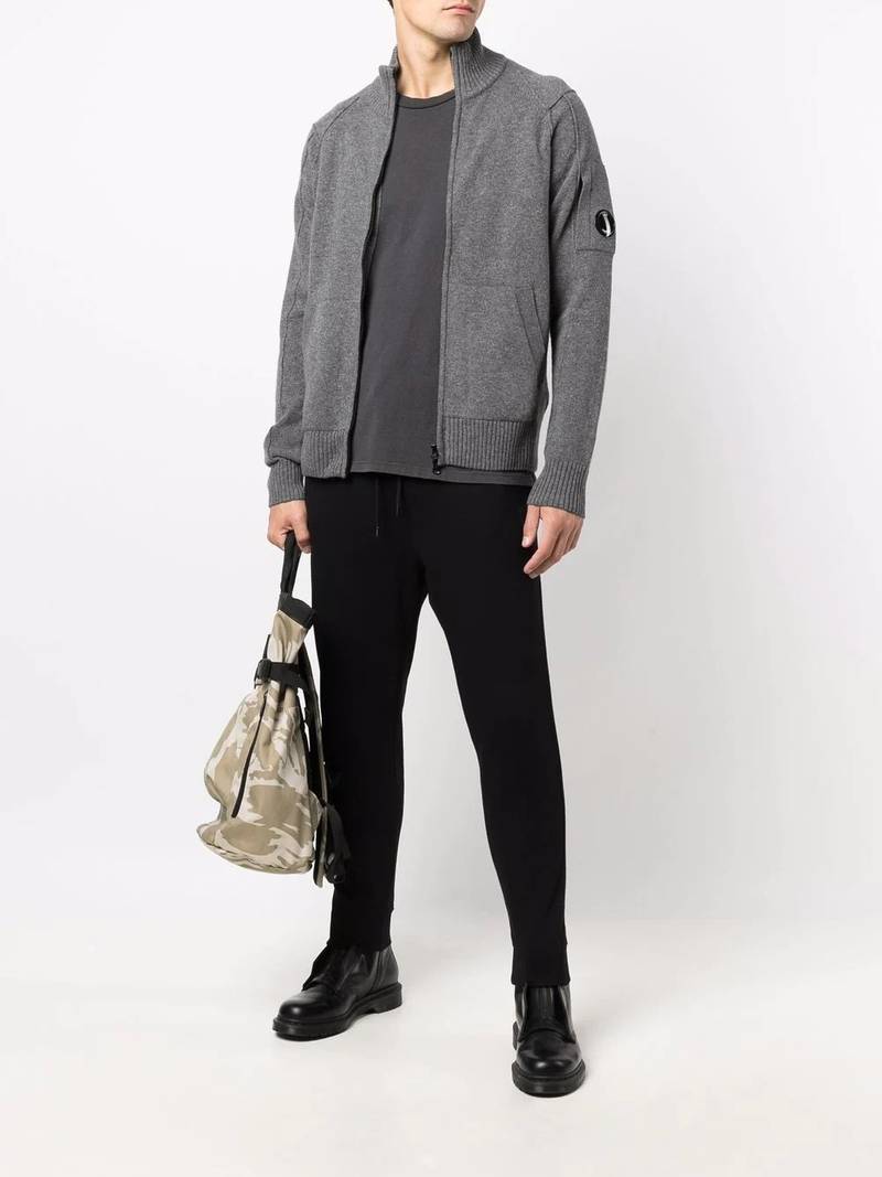 C.P. Company drawstring-waist cotton track trousers outlook