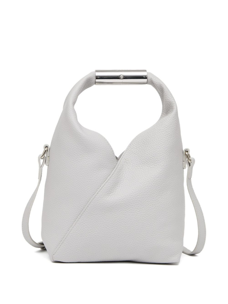 single-stitch logo small tote bag 1