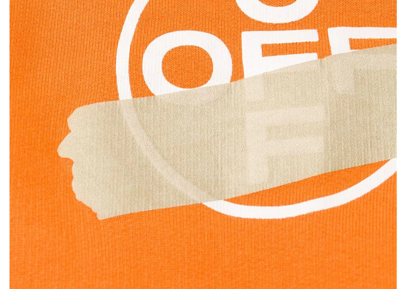 Off-White OFF-WHITE Tape Arrows Sweatpants Orange/Beige outlook