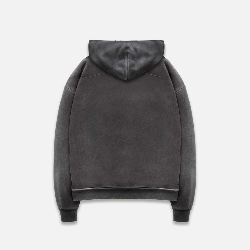 Pin Up Washed Black Hoodie 3