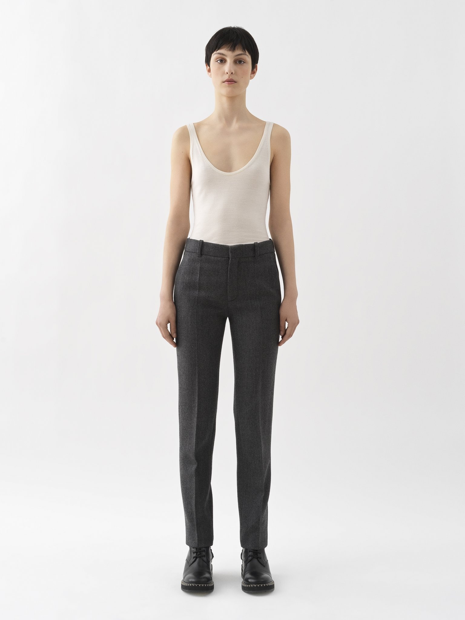 LONG CIGARETTE PANTS - 2