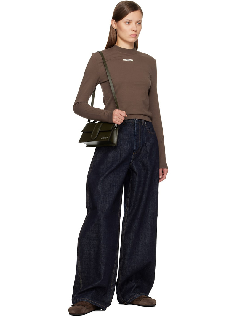 JACQUEMUS Brown 'The Gros Grain' Long-Sleeve T-shirt outlook