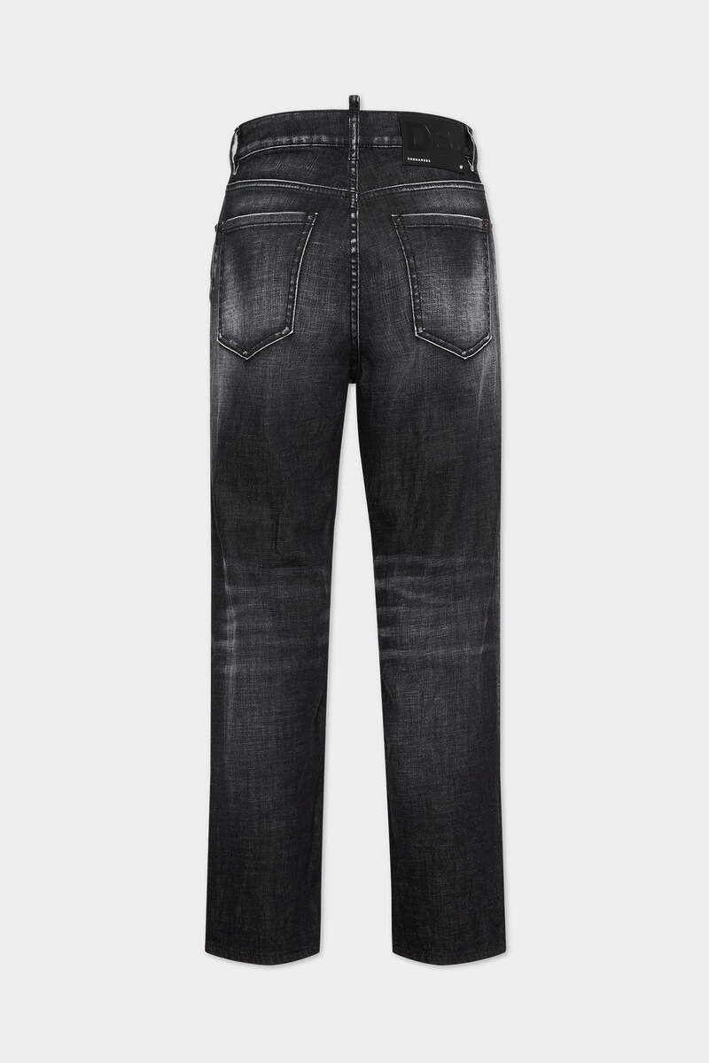 BLACK BRUSHED STEEL WASH BOSTON JEANS - 2