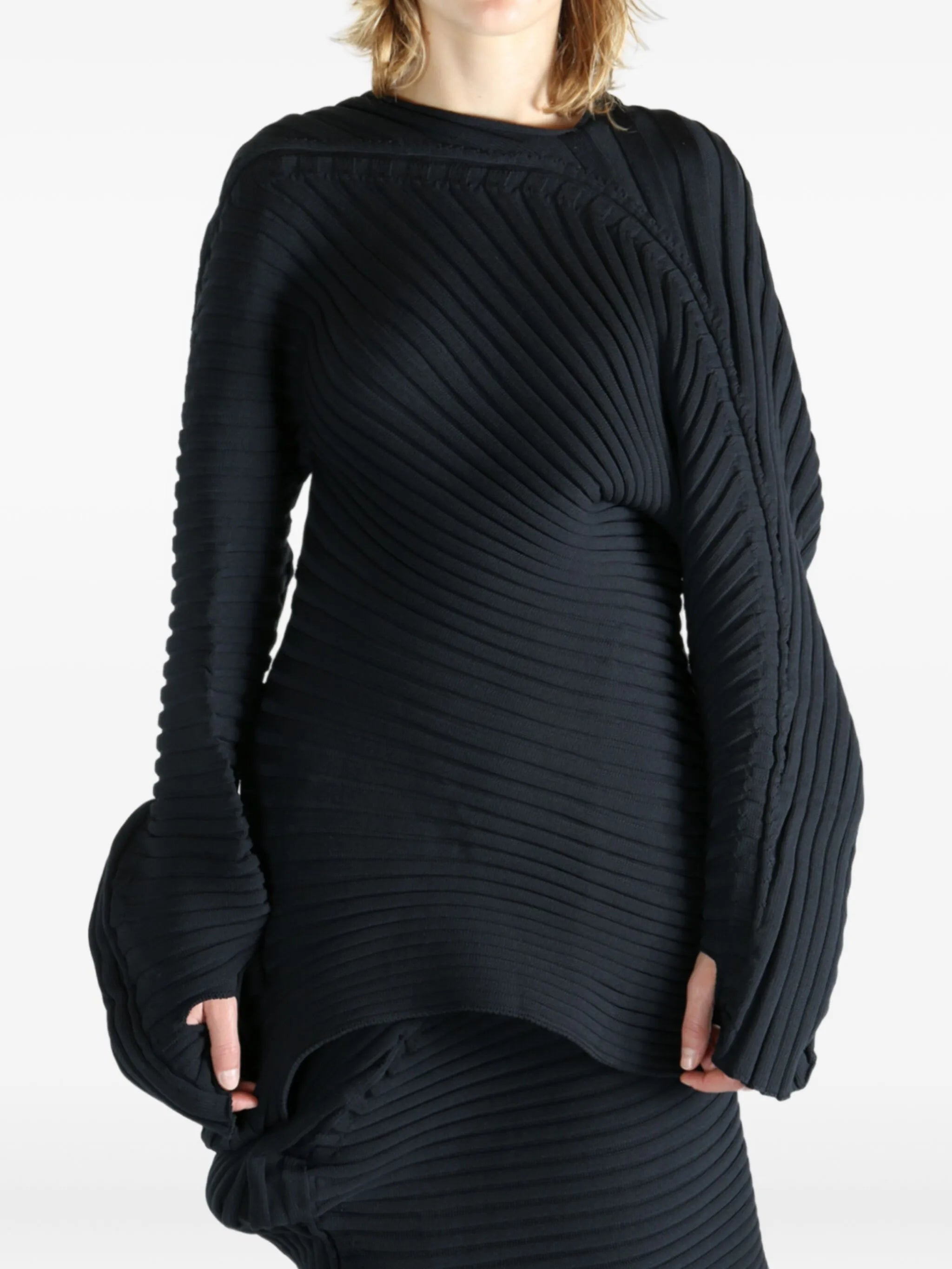 asymmetric sweater - 3