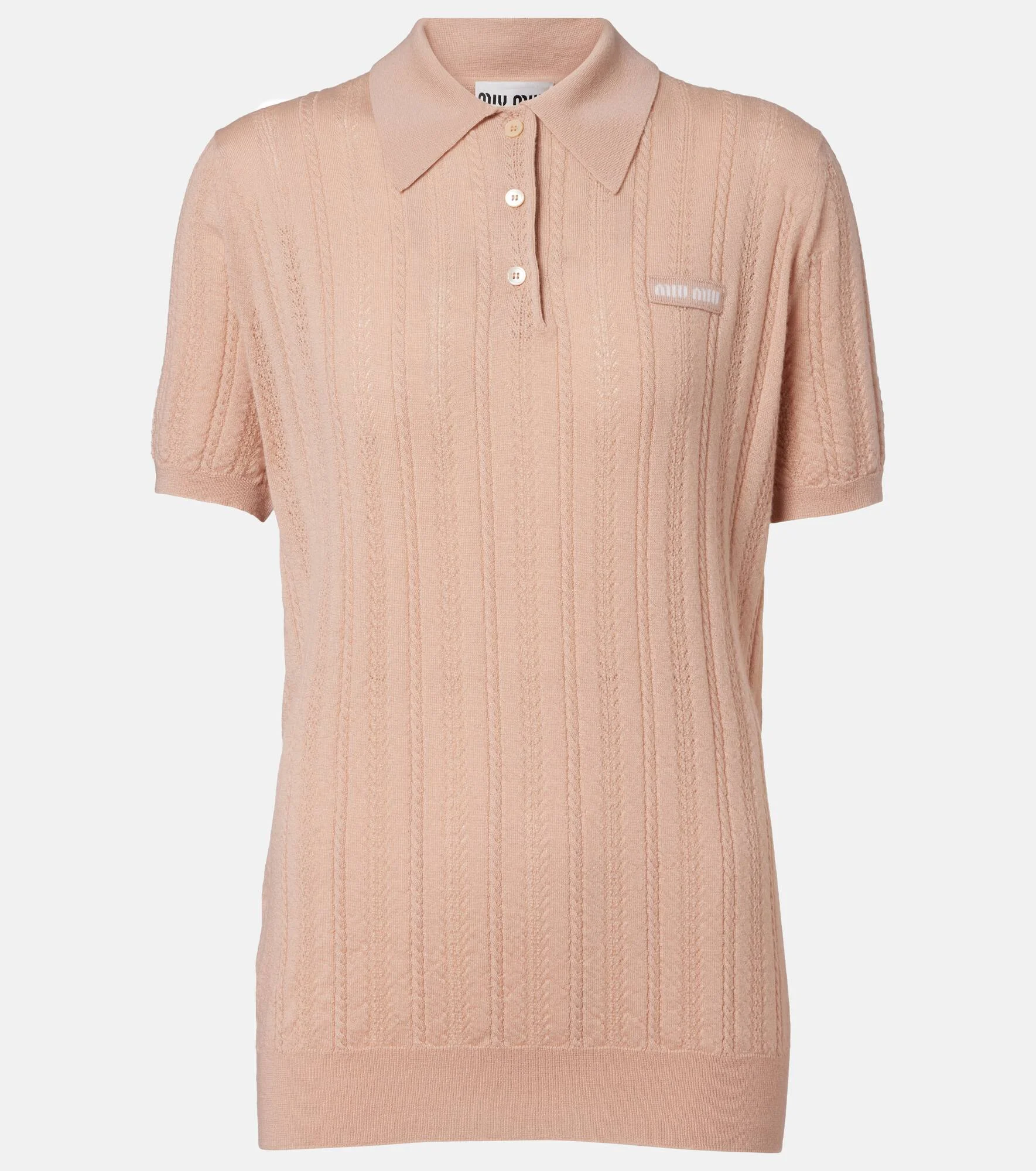 Cashmere polo sweater - 1