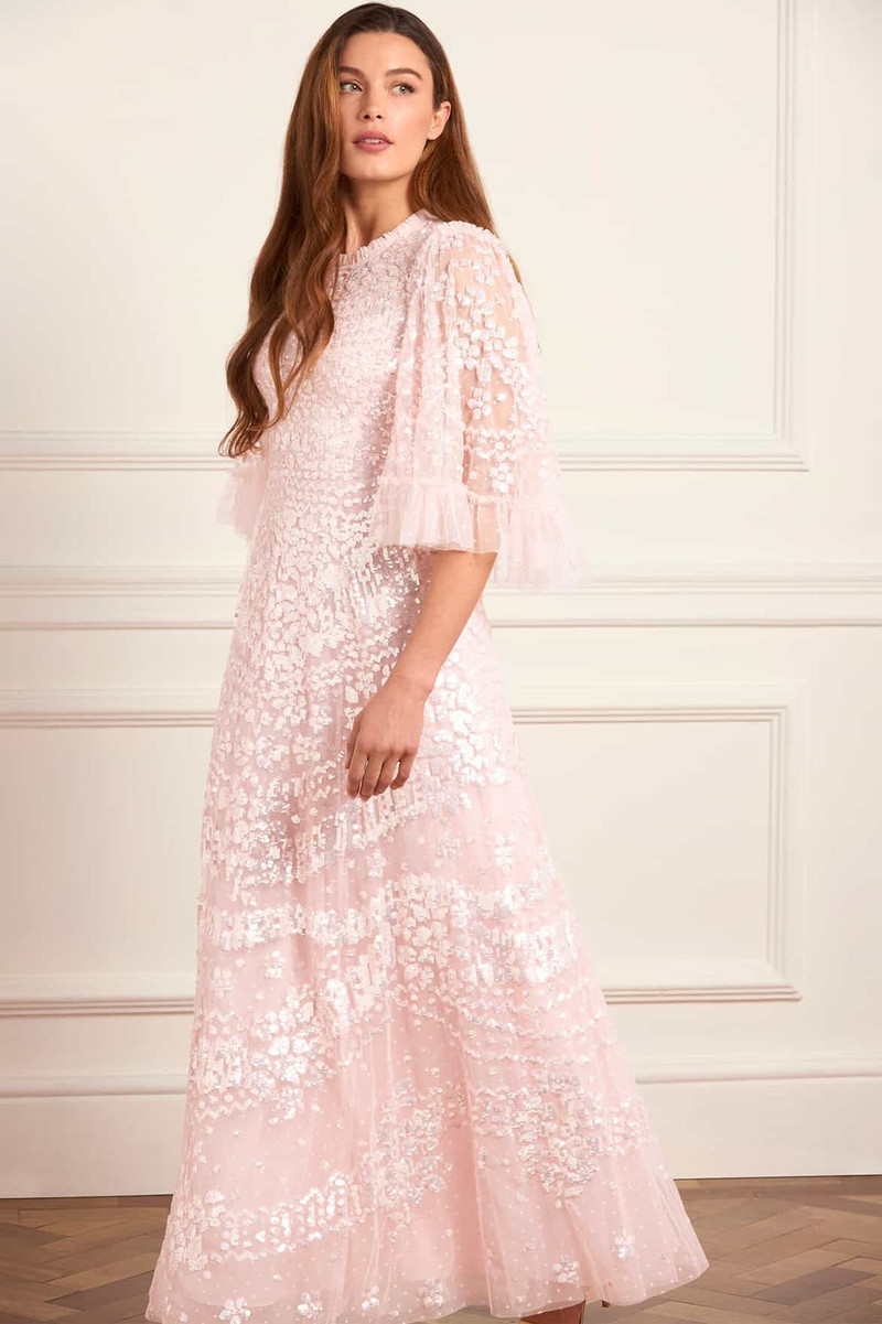 Needle & Thread Anais Sequin Gown outlook