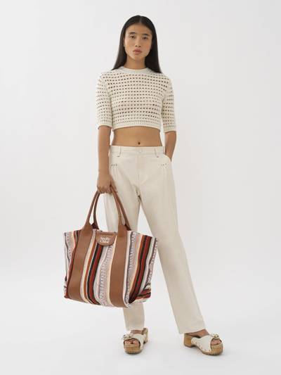 See by Chloé WHITE DENIM PANTS outlook