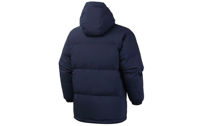 adidas adidas Reversible hooded Sports Down Jacket Navy Blue EH4010 outlook